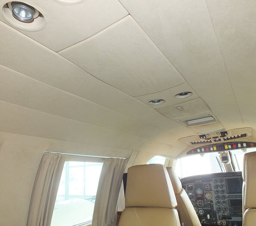 Autosattlerei Freier Flugzeuginnenausstattung Himmel